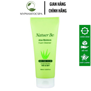 Sữa rửa mặt lô hội Natuer Be Aloe Moisture Foam Cleanser 180ml