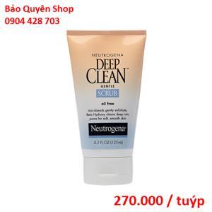 Sữa rửa mặt Neutrogena Deep Clean Gentle Scrub 125ml