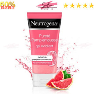 Sữa rửa mặt Neutrogena Visibly Clear Gel Nettoyant Exfoliant Pamplemousse Rose