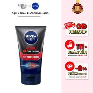 Sữa rửa mặt Nivea Men Anti Acne Oil Control Mud Foam 100g