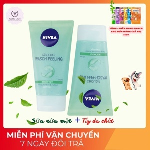 Sữa rửa mặt Nivea tagliches wasch peeling