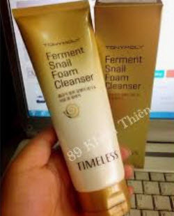 Sữa rửa mặt ốc sên Tonymoly Timeless Ferment Snail Foam Cleanser 150ml