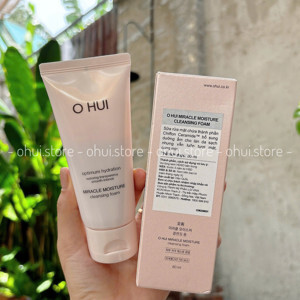 Sữa rửa mặt Ohui Miracle Moisture Cleansing Foam ẩm mịn 80ml