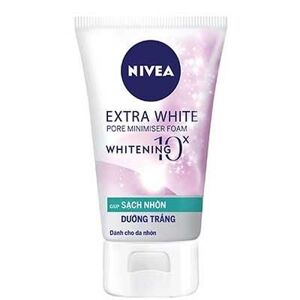 Sữa rửa mặt sạch nhờn dưỡng trắng Nivea Extra White 100g