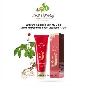 Sữa rửa mặt Sâm Đỏ Korea Red Ginseng Foam Cleansing 130ml