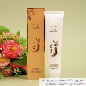 Sữa rửa mặt Sâm Vàng Korea Red Ginseng Foam Cleansing