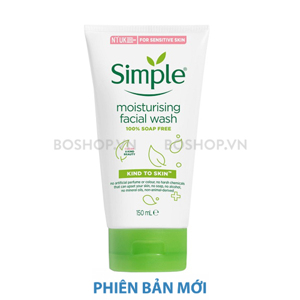 Sữa rửa mặt Simple Moisturising Facial Wash 150ml