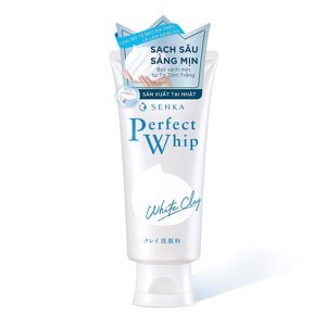 Sữa rửa mặt chiết xuất đất sét trắng Senka Perfect White Clay 120g