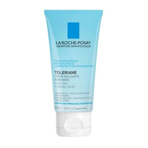 Sữa rửa mặt tạo bọt dành cho da hỗn hợp và da dầu quá nhạy cảm - Toleriane Purifying Foaming Cream - La Roche Posay - 125ml