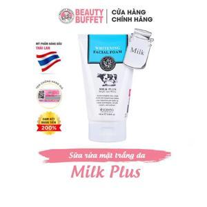 Sữa rửa mặt tạo bọt dưỡng trắng và trẻ hoa da Beauty Buffet Scentio Milk Plus 100ml