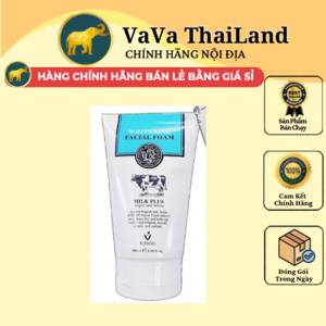 Sữa rửa mặt tạo bọt dưỡng trắng và trẻ hoa da Beauty Buffet Scentio Milk Plus 100ml