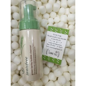 Sữa rửa mặt tạo bọt Innisfree Green Barley Bubble