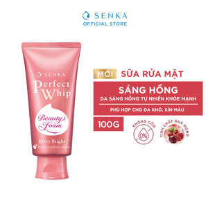 Sữa rửa mặt tạo bọt Senka Perfect Collagen 120g