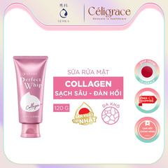 Sữa rửa mặt tạo bọt Senka Perfect Collagen 120g