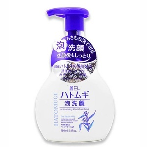 Sữa rửa mặt tạo bọt ý dĩ hatomugi the facial whip 160ml