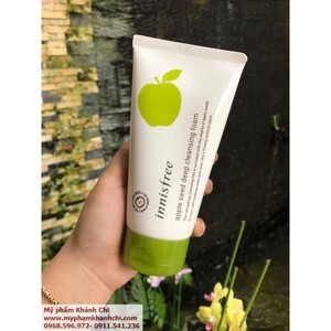 Sữa rửa mặt táo xanh Innisfree Apple Juicy Deep Cleansing Foam