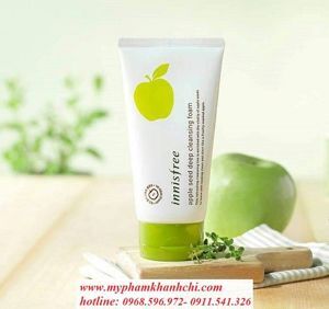 Sữa rửa mặt táo xanh Innisfree Apple Juicy Deep Cleansing Foam