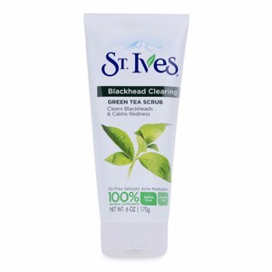 Sữa rửa mặt tẩy da chết St.Ives Blackhead Clearing Green Tea Scrub 170g