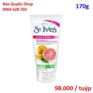 Sữa rửa mặt tẩy tế bào chết St.Ives Even & Bright