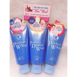 Sữa rửa mặt tẩy trang Senka Perfect Double Wash 120g