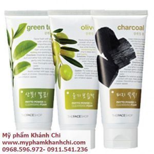 Sữa rửa mặt than Charcoal Phyto Powder In Cleansing Foam The face shop