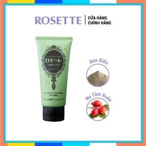 Sữa rửa mặt thu nhỏ lỗ chân lông Rosette Face Wash Pasta Sea Clay Smooth 120G