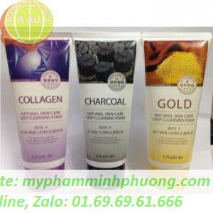 Sữa rửa mặt tinh chất vàng Cellio Su Gold Natural Skin Care Deep Cleansing Foam 150ml