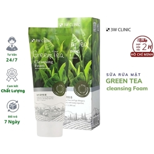 Sữa rửa mặt trà xanh 3W Clinic Green Tea 100ml