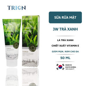 Sữa rửa mặt trà xanh 3W Clinic Green Tea 100ml