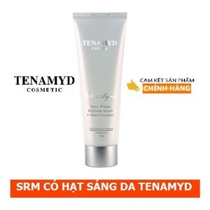 Sữa rửa mặt trắng da Tenamyd Pure White Refresh Scrub Foam Cleanser 120g