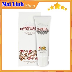 Sữa rửa mặt trắng da và chống lão hóa Rosanna Radiance Oil Control Cleanser 100g