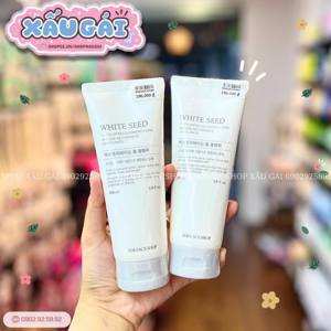 Sữa rửa mặt trắng da White Seed Exfoliating Foam Cleanser