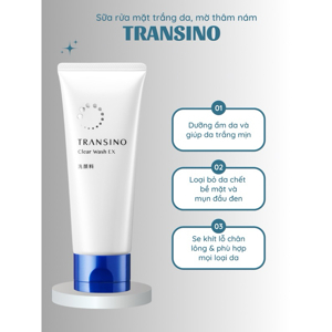 Sữa rửa mặt transino clear wash 100g