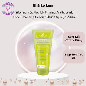 Sữa rửa mặt trị mụn Floslek Antibacterial face cleansing gel -  200ml