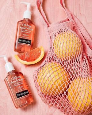 Sữa rửa mặt Neutrogena Oil Free Acne Wash Pink Grapefruit Facial Cleanser - trị mụn