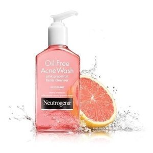 Sữa rửa mặt Neutrogena Oil Free Acne Wash Pink Grapefruit Facial Cleanser - trị mụn