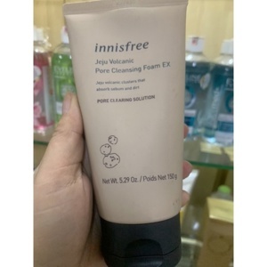 Sữa rửa mặt tro núi lửa Jeju Volcanic Pore Cleansing Foam Innisfree 150ml