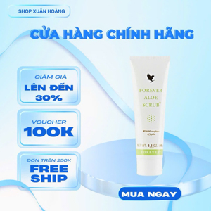 Sữa rửa mặt và toàn thân Forever Aloe Scrub