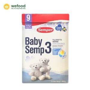 Sữa bột Semper 3 - hộp 800g (dành cho trẻ trên 9 tháng tuổi)