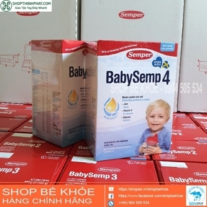 Sữa Semper BabySemp số 4 của Thủy Điển cho trẻ từ 1 đến 5 tuổi hộp 800g