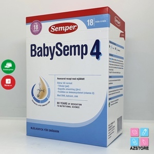 Sữa Semper BabySemp số 4 của Thủy Điển cho trẻ từ 1 đến 5 tuổi hộp 800g