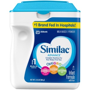 Sữa Similac Advance OptiGRO nội địa Mỹ cho bé từ 0 đến 12 tháng hộp 964g