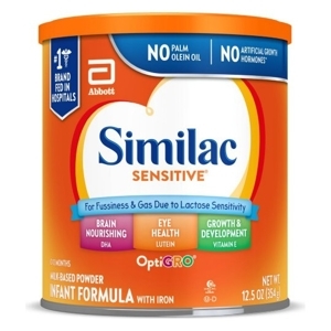 Sữa bột Abbott Similac Sensitive - hộp 638g (chống đầy hơi và nôn trớ)