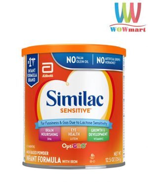 Sữa bột Abbott Similac Sensitive - hộp 638g (chống đầy hơi và nôn trớ)