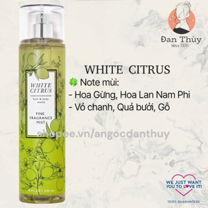 Sữa tắm Bath&BodyWorks hương White Citrus 295ml