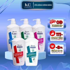 Sữa tắm Biore mát lạnh kháng khuẩn chai 800g