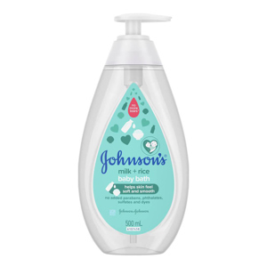 Sữa tắm cho bé Johnson's Baby chứa sữa và gạo 500ml