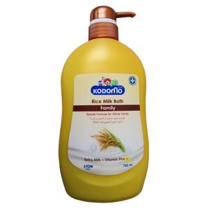 Sữa tắm cho bé Kodomo tinh chất sữa gạo 750ml