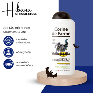 Sữa Tắm cho cơ thể và vùng kín Corine de Farme Shower Gel 2 in 1 250ml