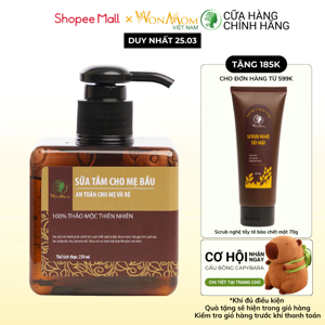 Sữa tắm cho mẹ bầu Wonmom 250ml